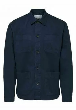 Selected Homme SLHLOOSETONY OVERSHIRT - Veste Mi-saison - Navy Blazer -Selected Homme Soldes Boutique e4f2641331f94a669978cbeaaf6f2893