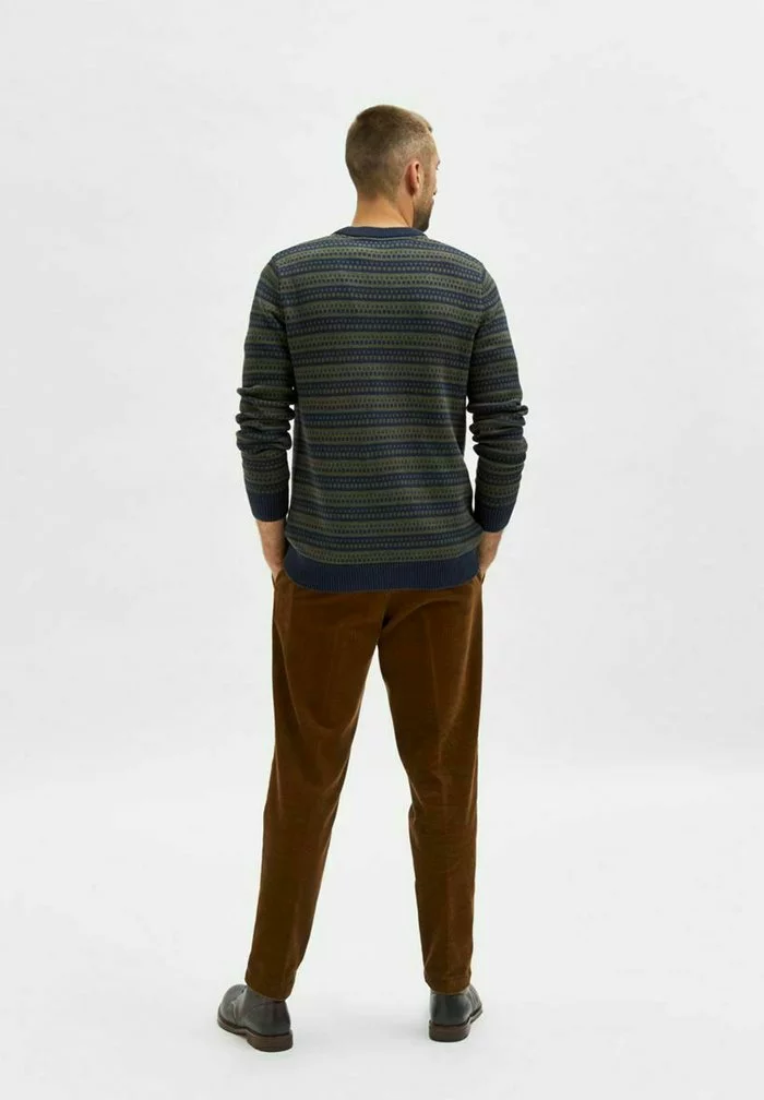 Selected Homme SLHALFIE CREW CAMP - Pullover - Forest Night 3 Selected Homme SLHALFIE CREW CAMP - Pullover - Forest Night – Image 3