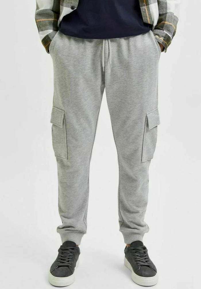 Selected Homme STRICK - Pantalon De Survêtement - Light Grey Melange 1 Selected Homme STRICK - Pantalon De Survêtement - Light Grey Melange