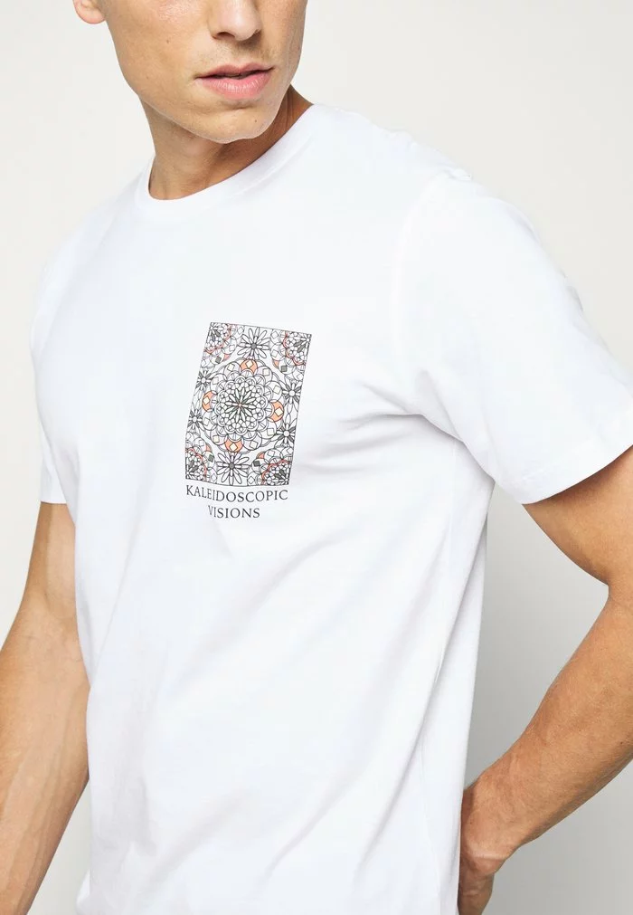 Selected Homme SLHCITY ONECK TEE - T-shirt Imprimé - Bright White 6 Selected Homme SLHCITY ONECK TEE - T-shirt Imprimé - Bright White – Image 6