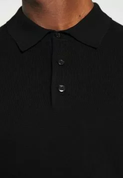 Selected Homme SLHBERG - Polo - Black -Selected Homme Soldes Boutique e7b1131b9aef4008873882db12599416