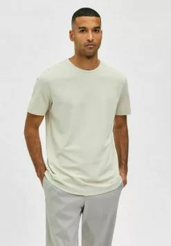 Selected Homme T-shirt Basique - Moonstruck -Selected Homme Soldes Boutique e80642046971482fba1e9e5d0ad9b98b
