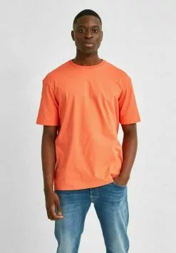 Selected Homme T-shirt Basique - Coral Quartz