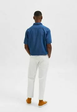 Selected Homme Jean Boyfriend - White Denim -Selected Homme Soldes Boutique e9ac5dc2f26640d880a3d2321744bdf1