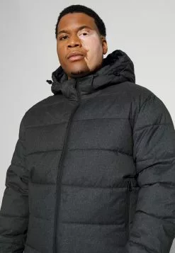 Selected Homme SLHBERGEN PUFFER - Veste D'hiver - Dark Grey Melange -Selected Homme Soldes Boutique ea3266adbfb24f129f120efb79e5086a