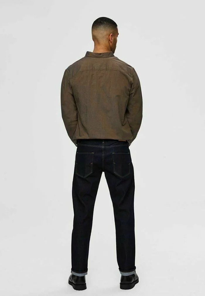 Selected Homme KOMFORTSTRETCH - Jean Droit - Dark Blue Denim 3 Selected Homme KOMFORTSTRETCH - Jean Droit - Dark Blue Denim – Image 3