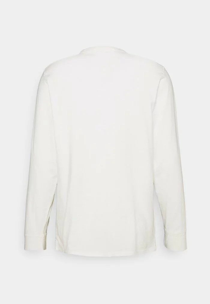 Selected Homme SLHBAKER SPLIT NECK TEE - T-shirt à Manches Longues - Egret 8 Selected Homme SLHBAKER SPLIT NECK TEE - T-shirt à Manches Longues - Egret – Image 8