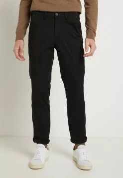 Selected Homme SLHSLIM MILES FLEX PANTS - Chino - Black