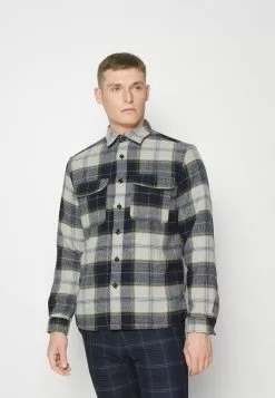 Selected Homme SLHLOOSEKELLEN OVERSHIRT - Veste Mi-saison - Dark Blue