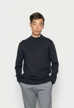 Selected Homme SLHBRADY MOCK NECK - Pullover - Dark Sapphire
