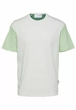 Selected Homme T-shirt Imprimé - Celadon Green -Selected Homme Soldes Boutique ec68b59abb7f4a28b796534951f3c80b