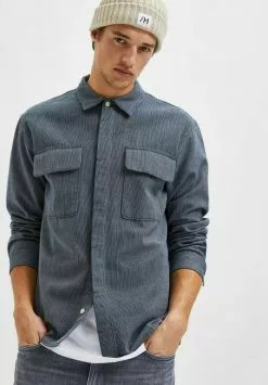 Selected Homme Chemise - Dark Blue -Selected Homme Soldes Boutique ecb03173092440348c131fe55e9be060