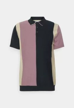 Selected Homme MASON BLOCK - Polo - Elderberry/oatmeal/sky Captain -Selected Homme Soldes Boutique ece23869d4cc46db96bc8406eb08780b