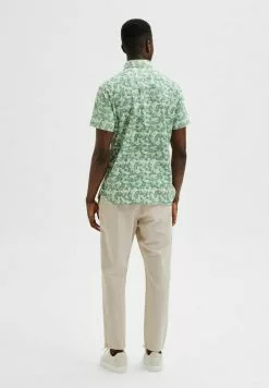 Selected Homme FLORAL - Chemise - Granite Green -Selected Homme Soldes Boutique ed0dbe40615842b2963323023296b31e
