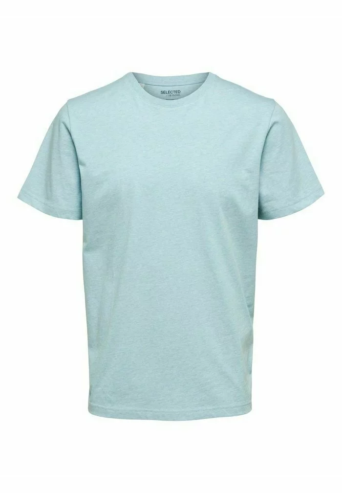 Selected Homme SLHNORMAN SS O-NECK S NOOS - T-shirt Basique - Celestial Blue 6 Selected Homme SLHNORMAN SS O-NECK S NOOS - T-shirt Basique - Celestial Blue – Image 6