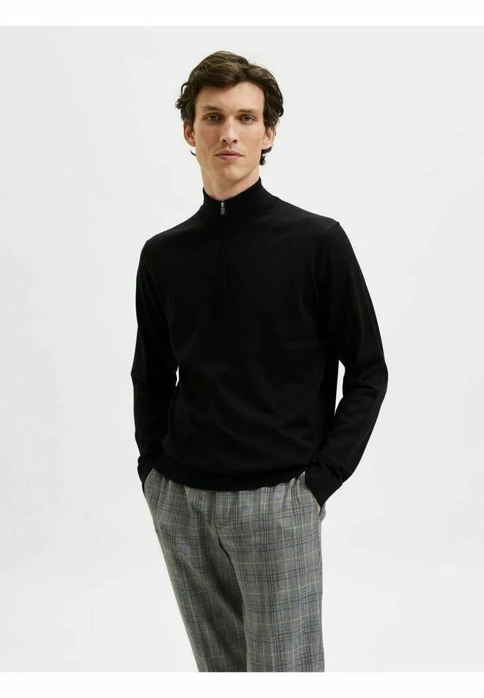 Selected Homme Pullover - Black 1 Selected Homme Pullover - Black