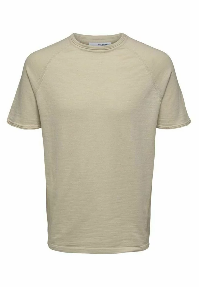 Selected Homme T-shirt Basique - Egret 6 Selected Homme T-shirt Basique - Egret – Image 6