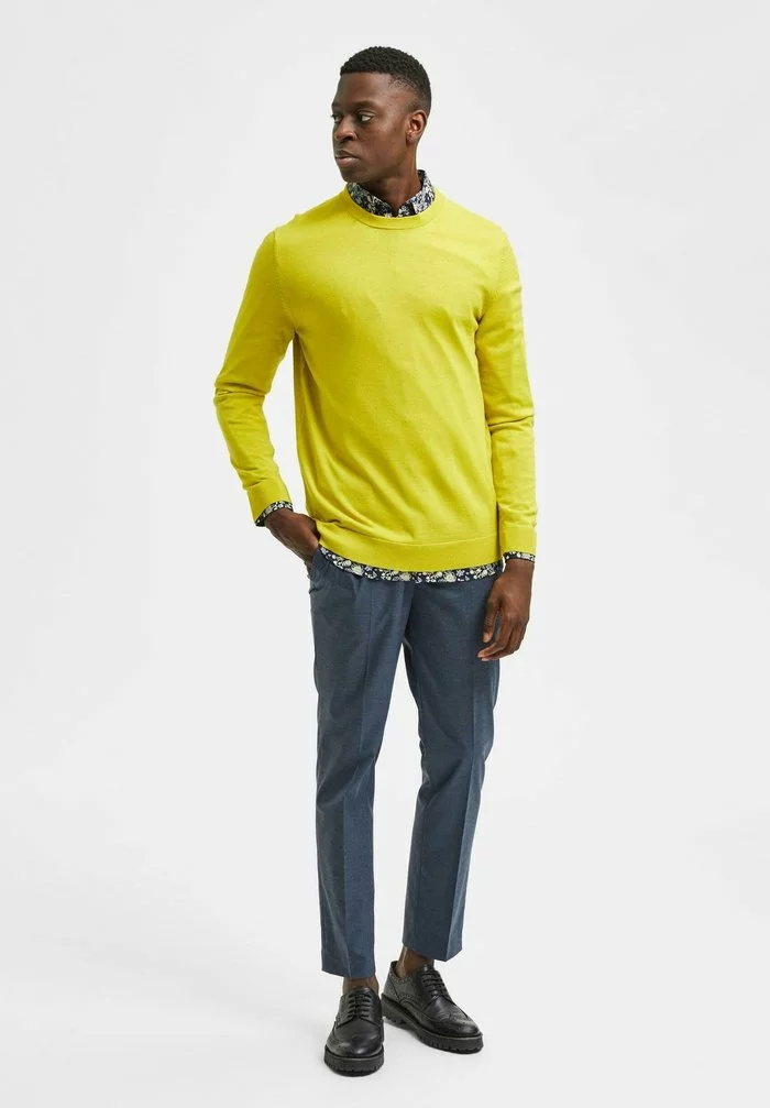 Selected Homme SLHTOWN MERINO COOLMAX CREW - Pullover - Warm Olive 2 Selected Homme SLHTOWN MERINO COOLMAX CREW - Pullover - Warm Olive – Image 2