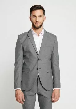 Selected Homme SHDNEWONE MYLOLOGAN SLIM FIT - Costume - Medium Grey Melange -Selected Homme Soldes Boutique ee55ee759362462383d747877366984d