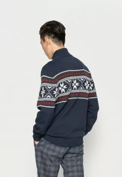 Selected Homme SLHFLAKE HALF ZIP - Pullover - Sky Captain Multicolor 7 Selected Homme SLHFLAKE HALF ZIP - Pullover - Sky Captain Multicolor -Selected Homme Soldes Boutique eedbcdf23c7f44f6acf50052b779e8b7