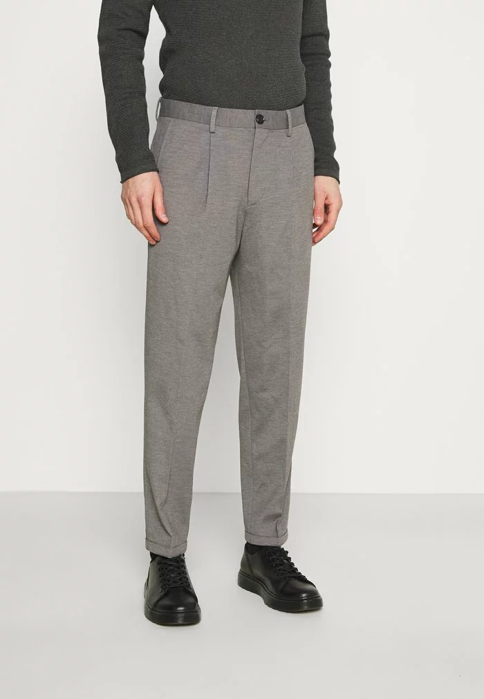Selected Homme SLHSLIMTAPERED JIM FLEX ANKLE - Pantalon Classique - Light Grey Melange 1 Selected Homme SLHSLIMTAPERED JIM FLEX ANKLE - Pantalon Classique - Light Grey Melange