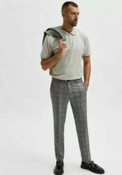Selected Homme KARO - Chino - Light Gray -Selected Homme Soldes Boutique efcb93d50eed494c991e55839e7b9196