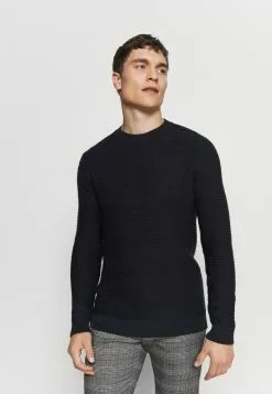 Selected Homme SLHCONRAD CREW NECK - Pullover - Navy Blazer