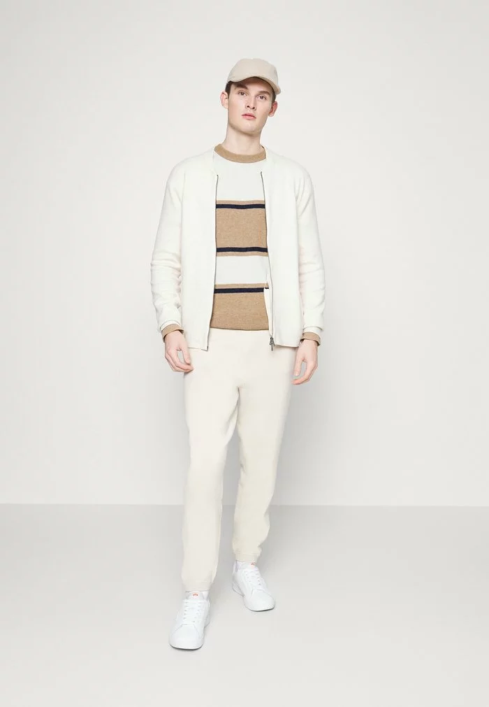 Selected Homme SLHSTACE CREW NECK - Pullover - Ermine/multi Color 2 Selected Homme SLHSTACE CREW NECK - Pullover - Ermine/multi Color – Image 2