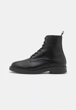 Selected Homme SLHTIM LACE-UP BOOT - Bottines à Lacets - Black