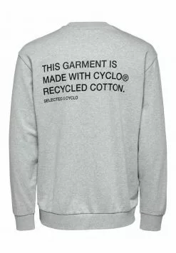 Selected Homme Sweatshirt - Grey Melange -Selected Homme Soldes Boutique f0b28c1d9f0f49c69ac2dfb5b7438c91