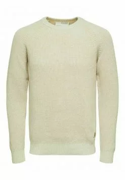 Selected Homme STRUKTURIERT - Pullover - Egret -Selected Homme Soldes Boutique f0bbe172afee4f52bf1a220a70ba750f