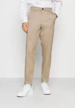 Selected Homme SLHSLIM TAPEREPTON FLEX PANTS - Chino - Chinchilla