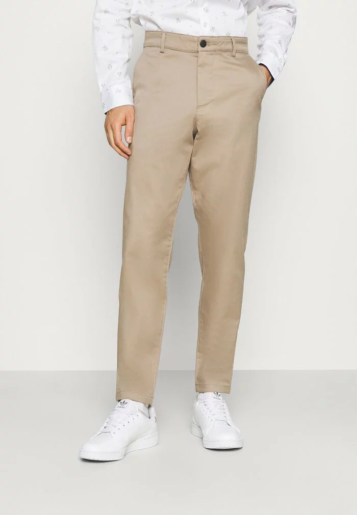 Selected Homme SLHSLIM TAPEREPTON FLEX PANTS - Chino - Chinchilla 1 Selected Homme SLHSLIM TAPEREPTON FLEX PANTS - Chino - Chinchilla