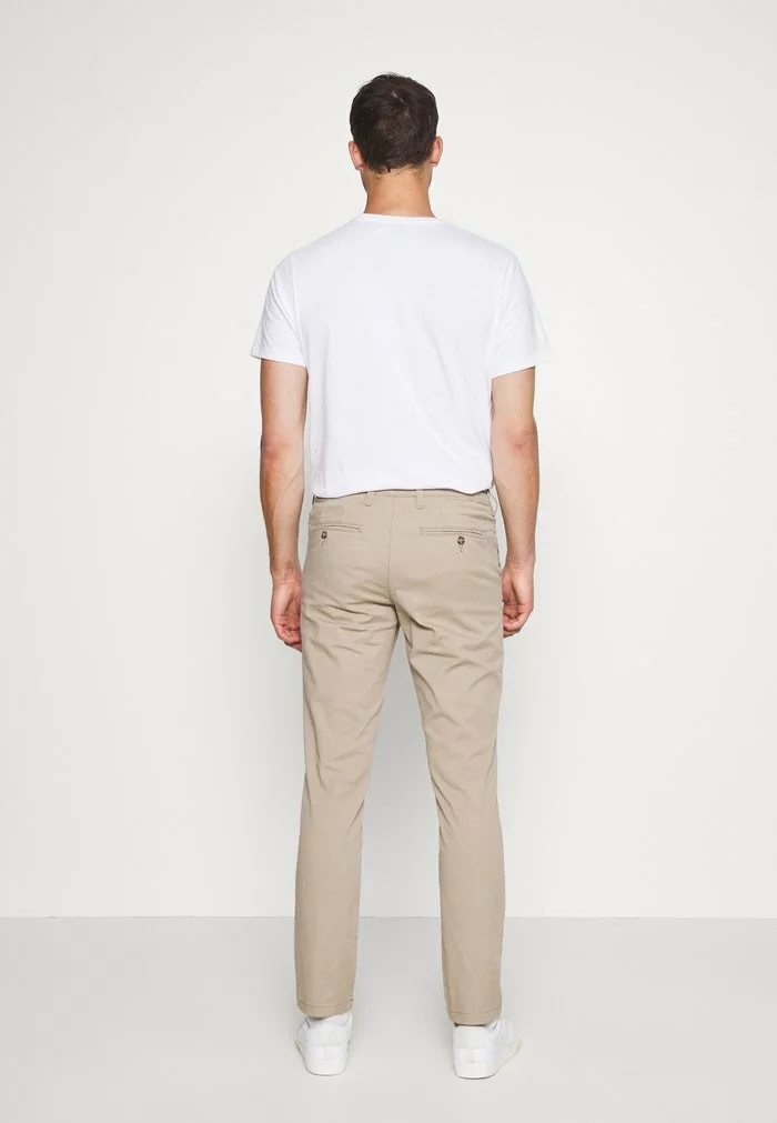 Selected Homme SLHSLIM MILES FLEX PANTS - Chino - Greige 3 Selected Homme SLHSLIM MILES FLEX PANTS - Chino - Greige – Image 3