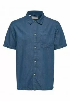 Selected Homme LÄSSIGES - Chemise - Medium Blue Denim -Selected Homme Soldes Boutique f1751b9e25d84e7093773988a8cc4e0e