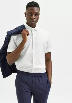 Selected Homme Chemise - Cloud Dancer -Selected Homme Soldes Boutique f20b4af964364bc99e6f941bca2a28cc