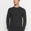 Selected Homme SLHBERG CREW NECK - Pullover - Antracit/melange