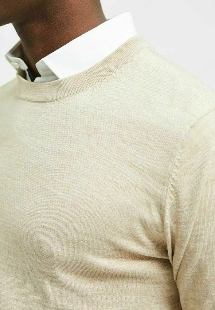 Selected Homme SLHTOWN - Pullover - Simply Taupe 4 Selected Homme SLHTOWN - Pullover - Simply Taupe – Image 4