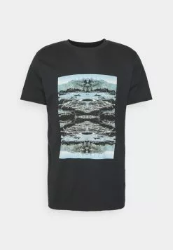 Selected Homme SLHMARIO O-NECK TEE - T-shirt Imprimé - Jet Black 8 Selected Homme SLHMARIO O-NECK TEE - T-shirt Imprimé - Jet Black -Selected Homme Soldes Boutique f224460216064a9c85765c02ae0eca21