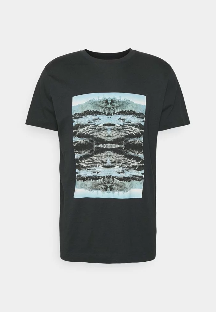 Selected Homme SLHMARIO O-NECK TEE - T-shirt Imprimé - Jet Black 4 Selected Homme SLHMARIO O-NECK TEE - T-shirt Imprimé - Jet Black – Image 4