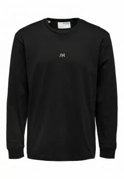 Selected Homme T-shirt à Manches Longues - Jet Black -Selected Homme Soldes Boutique f258dcf0839d4432b80cd1f1ae64bf85