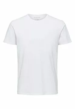 Selected Homme T-shirt Basique - Bright White -Selected Homme Soldes Boutique f25ac92a93ef4b7994a93aac4fd73c45