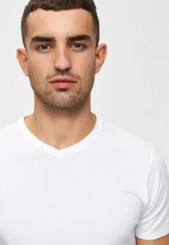 Selected Homme T-shirt Basique - Bright White -Selected Homme Soldes Boutique f25e5b58710b45c39bc5f75c9c373435