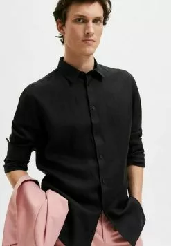 Selected Homme Chemise - Black -Selected Homme Soldes Boutique f2ed4044a0ce407881c7032621ebb004