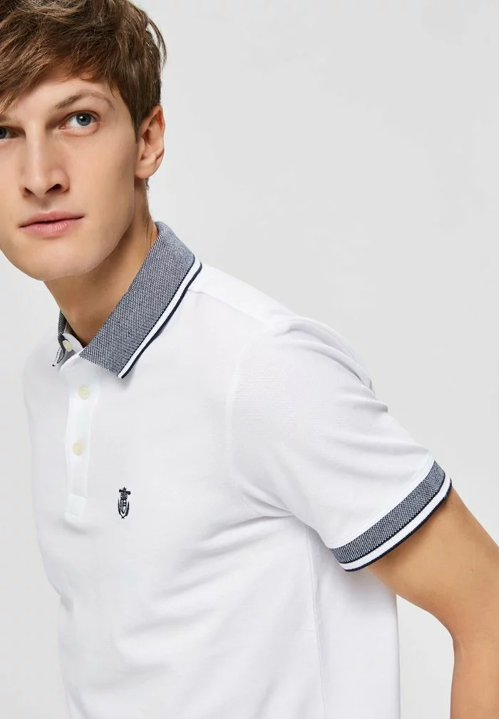 Selected Homme SLHTWIST - Polo - Bright White 5 Selected Homme SLHTWIST - Polo - Bright White – Image 5