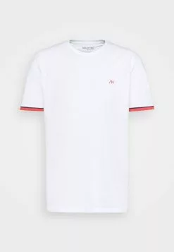 Selected Homme SLHREGPAT O NECK TEE - T-shirt Imprimé - White 12 Selected Homme SLHREGPAT O NECK TEE - T-shirt Imprimé - White -Selected Homme Soldes Boutique f3b3e17c715047c898c042375e2258ff