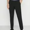 Selected Homme SLHSLIM MYLOLOGAN CROP - Pantalon Classique - Black