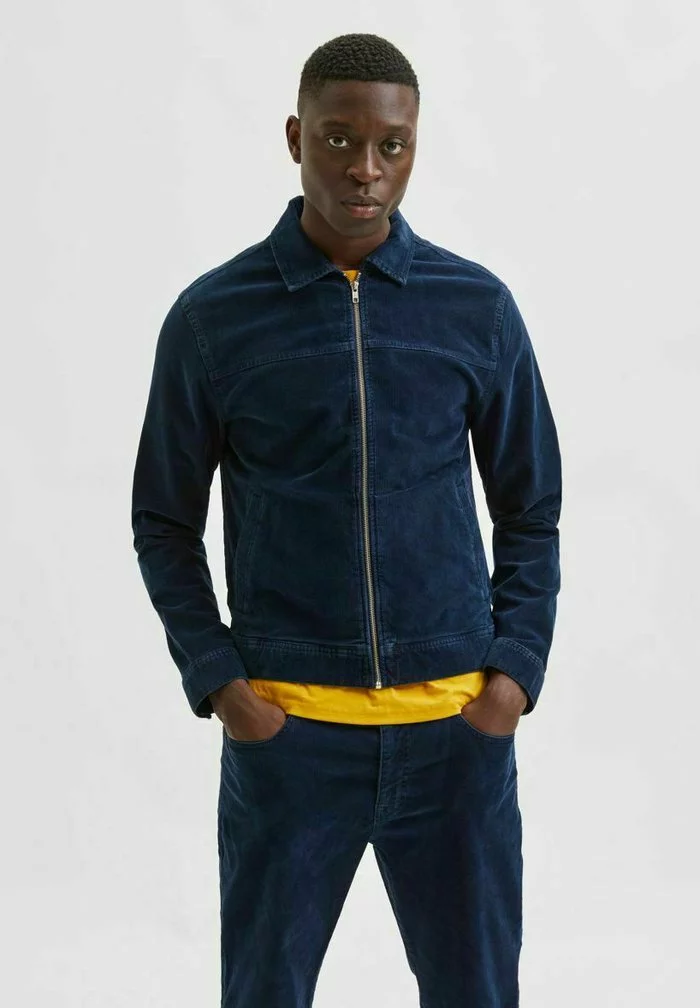 Selected Homme Veste Légère - Blue Indigo 1 Selected Homme Veste Légère - Blue Indigo