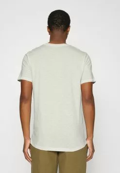 Selected Homme ROCKFORD TEE - T-shirt Basique - Egret -Selected Homme Soldes Boutique f414d893ab524476af3d4a952fe1b57a