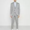 Selected Homme SLHSLIM MYLOLOGAN CROP SUIT - Costume - Light Grey Melange